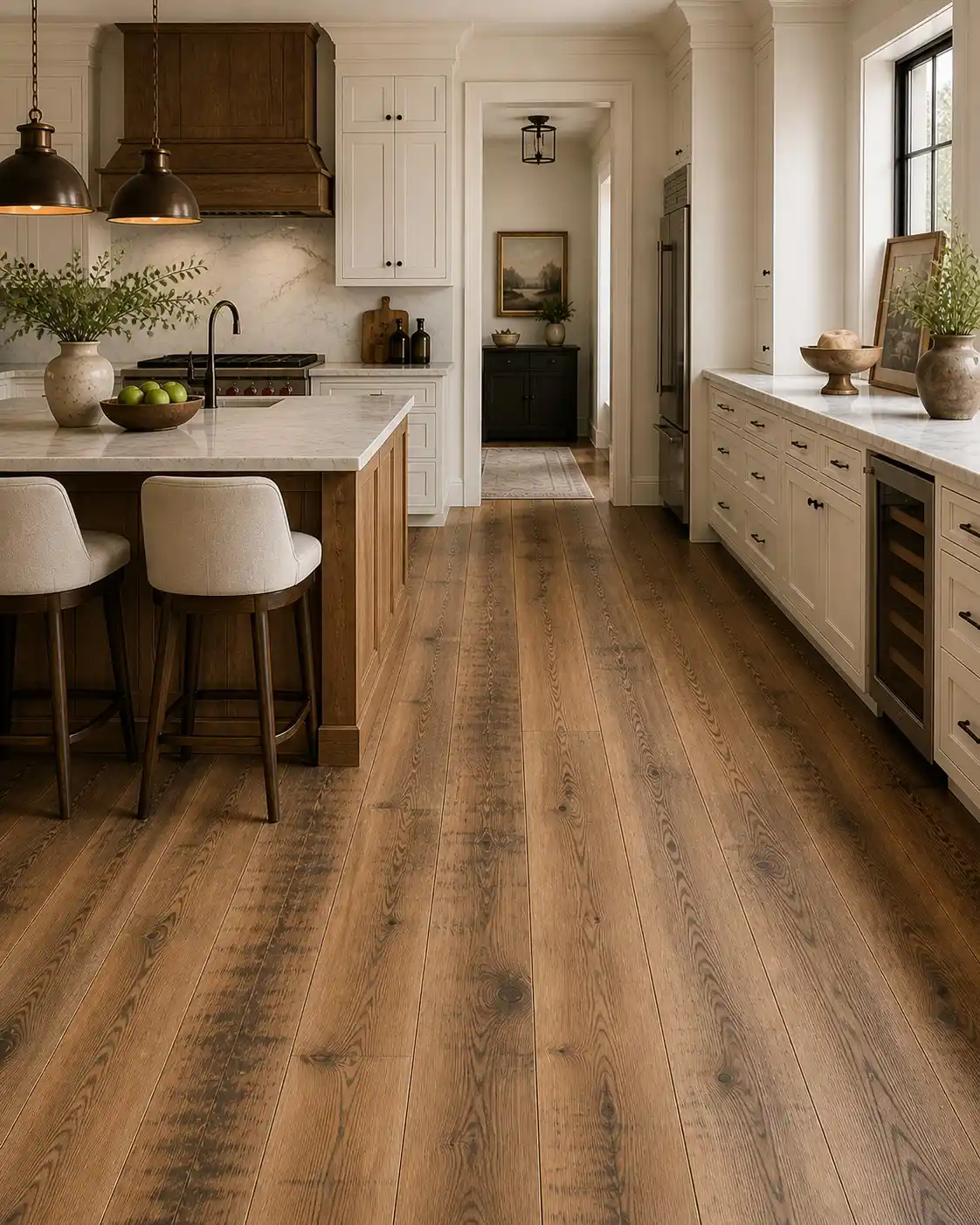 Fumed Oak <br />Wide Plank Flooring