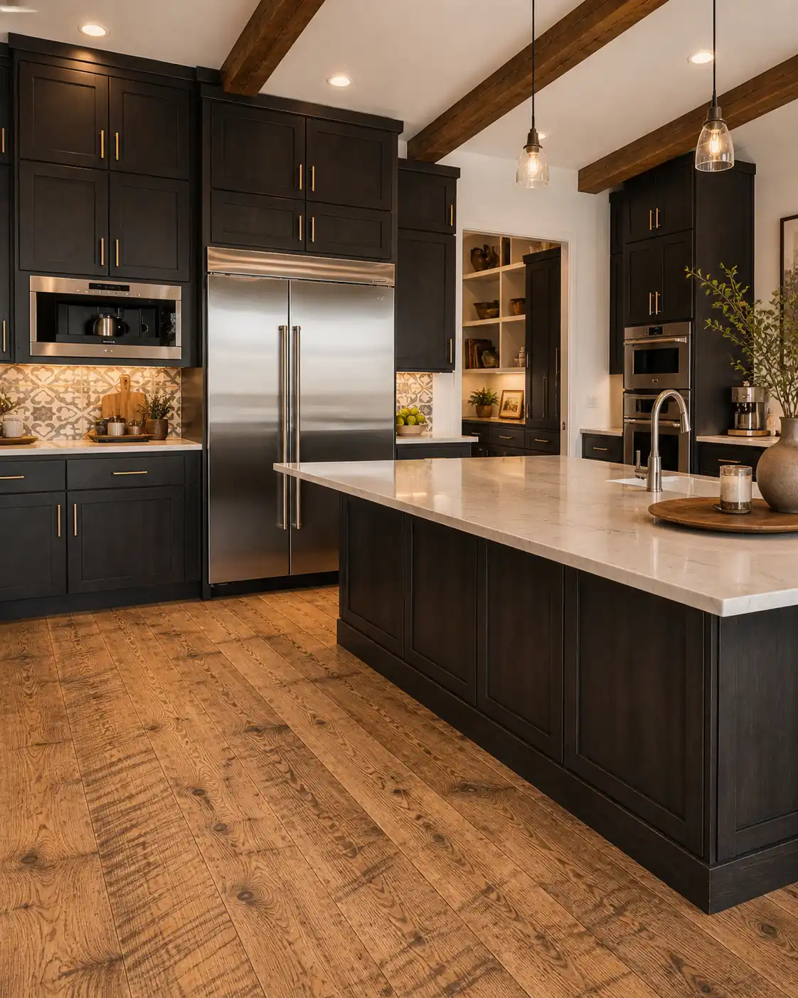 Natural Worn<br /> Wide Plank Flooring