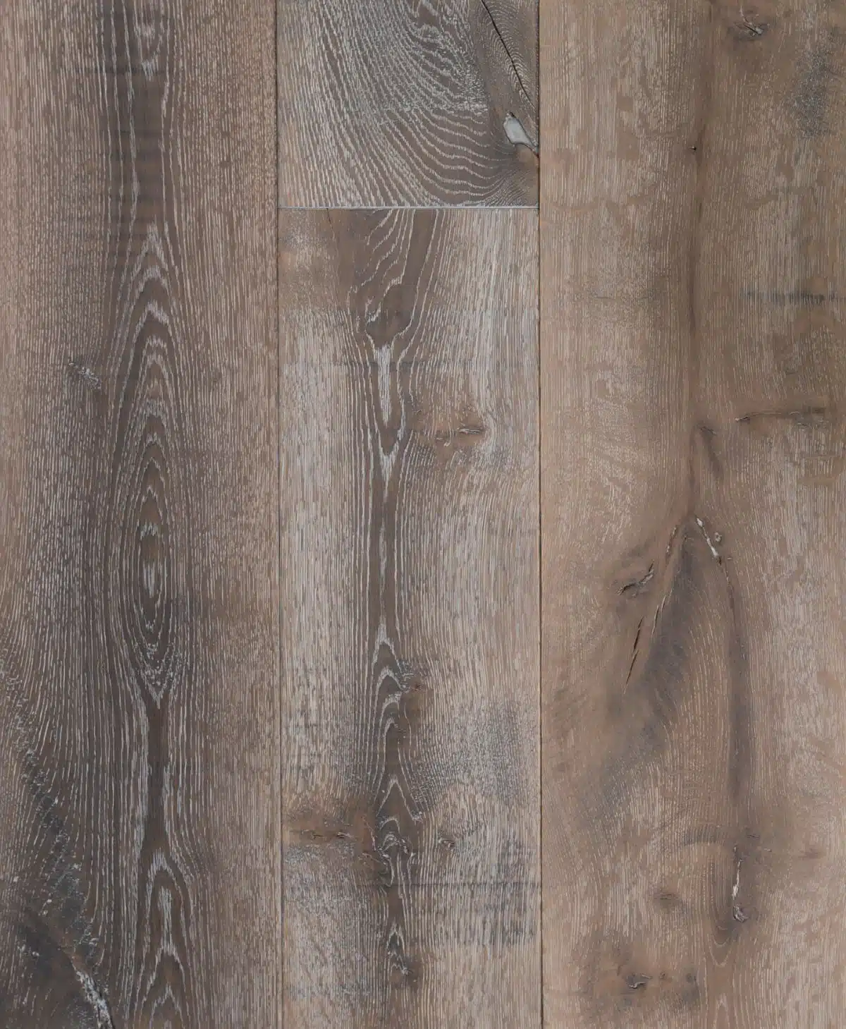 Whitewash Fumed Oak <br />Wide Plank Flooring