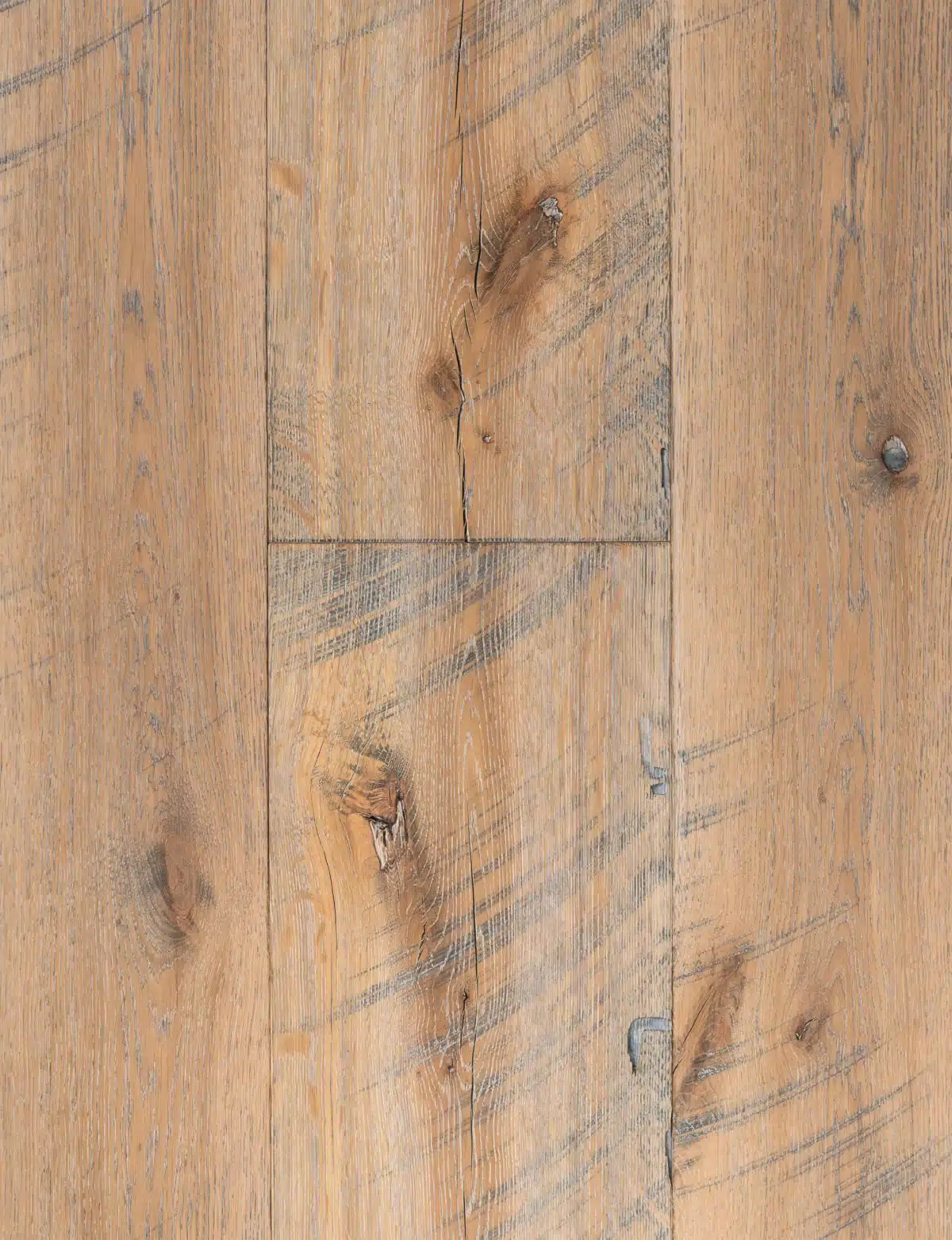 Whitewash Natural Worn <br />Wide Plank Flooring