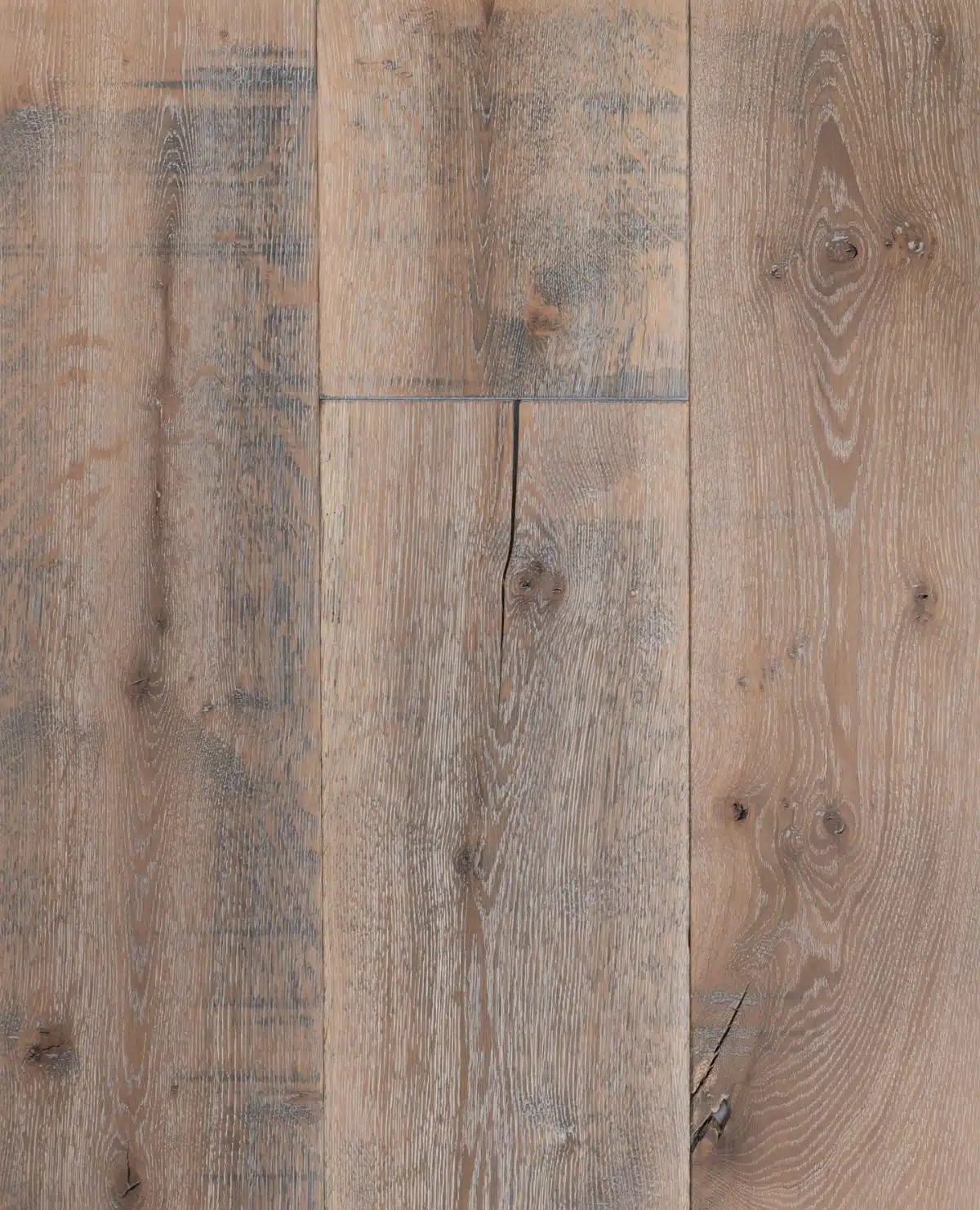 Whitewash Natural Worn <br />Wide Plank Flooring