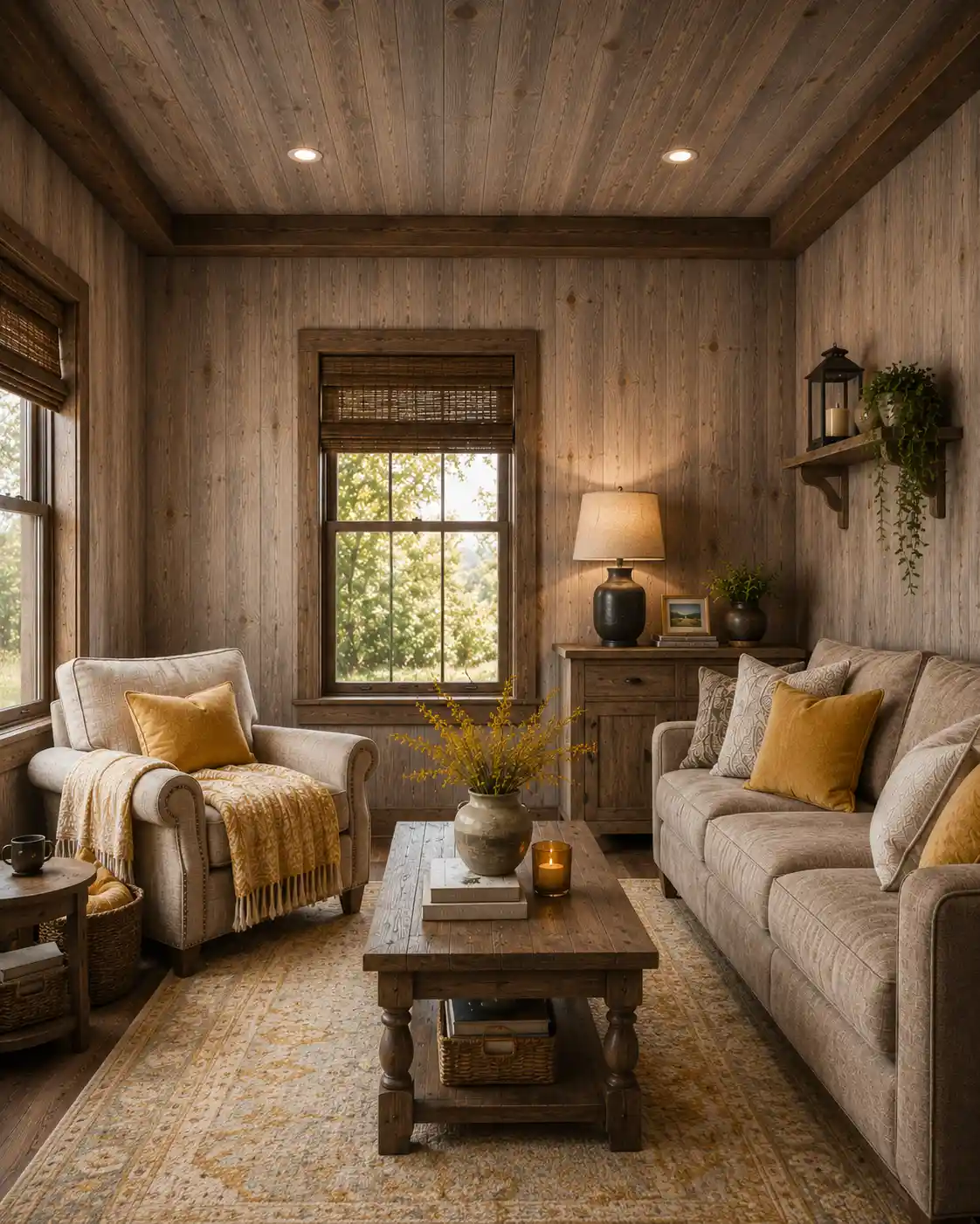 Aged Leather <br />Wood Wall & Ceiling Planks