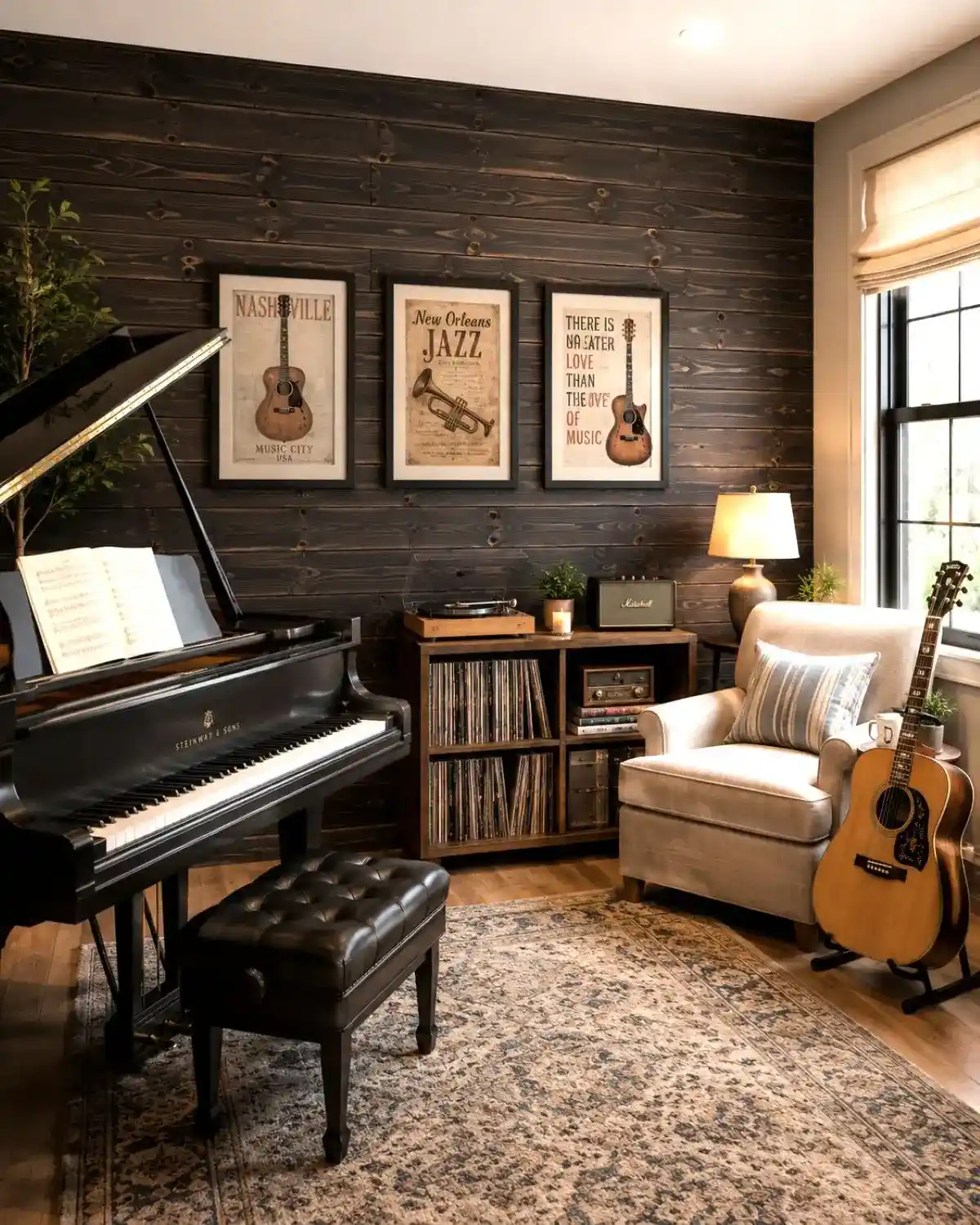 Ebony Clay <br />Wood Wall & Ceiling Paneling