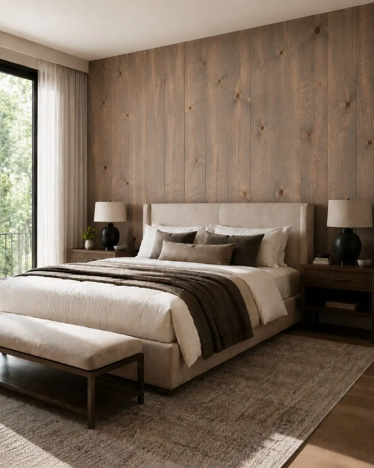Leather (saw marks) <br />Wood Wall & Ceiling Planks