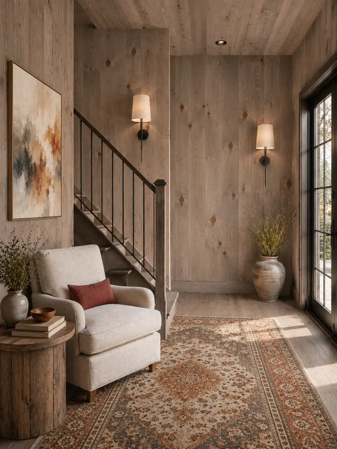 Leather <br />Wood Wall & Ceiling Planks