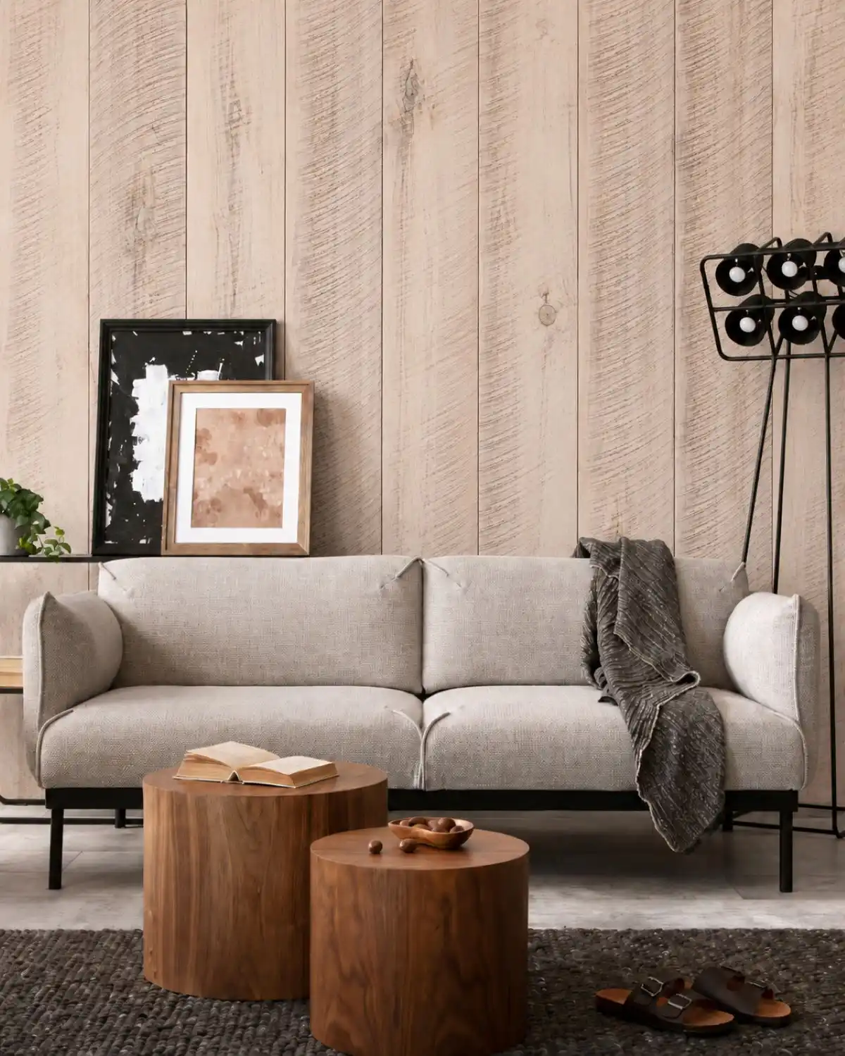 Limed Oak (saw marks) <br />Wood Wall & Ceiling Planks