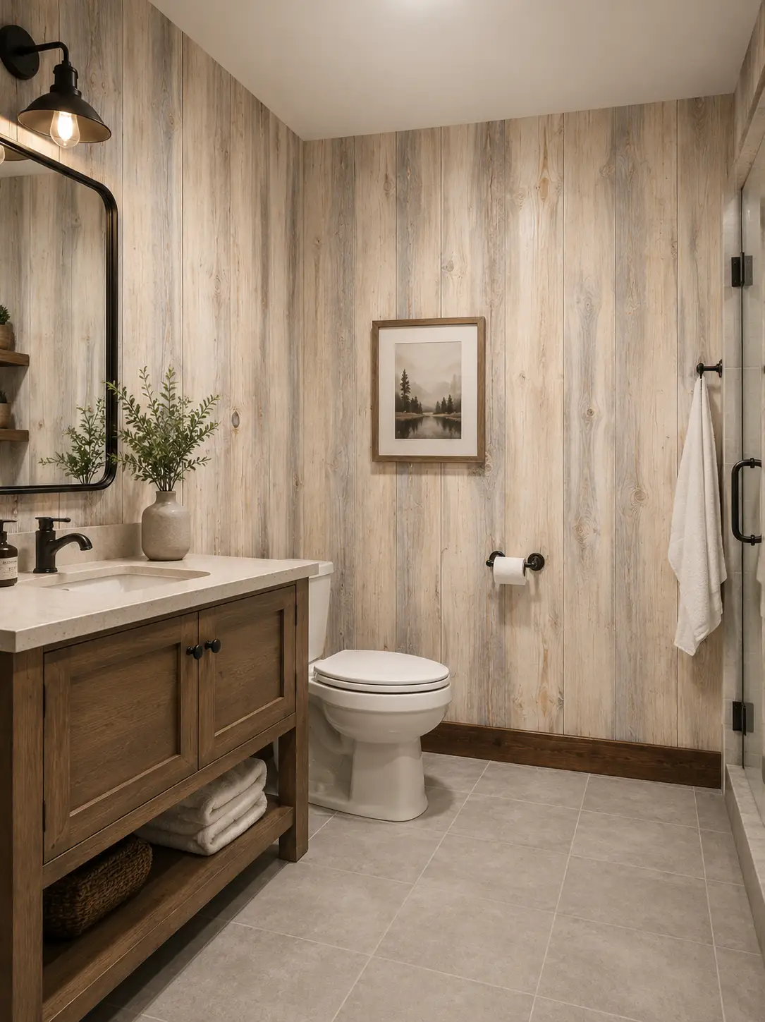 Limed Oak <br />Wood Wall & Ceiling Planks