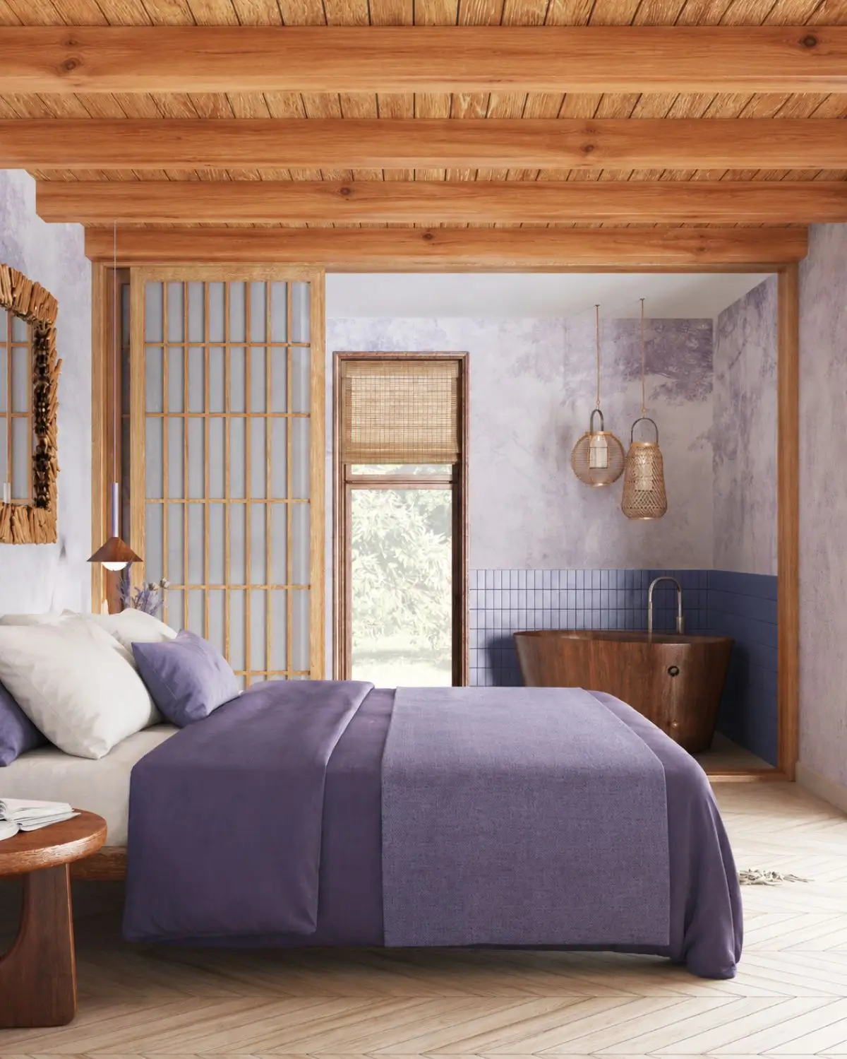 Pale Copper <br />Wood Accent Beams