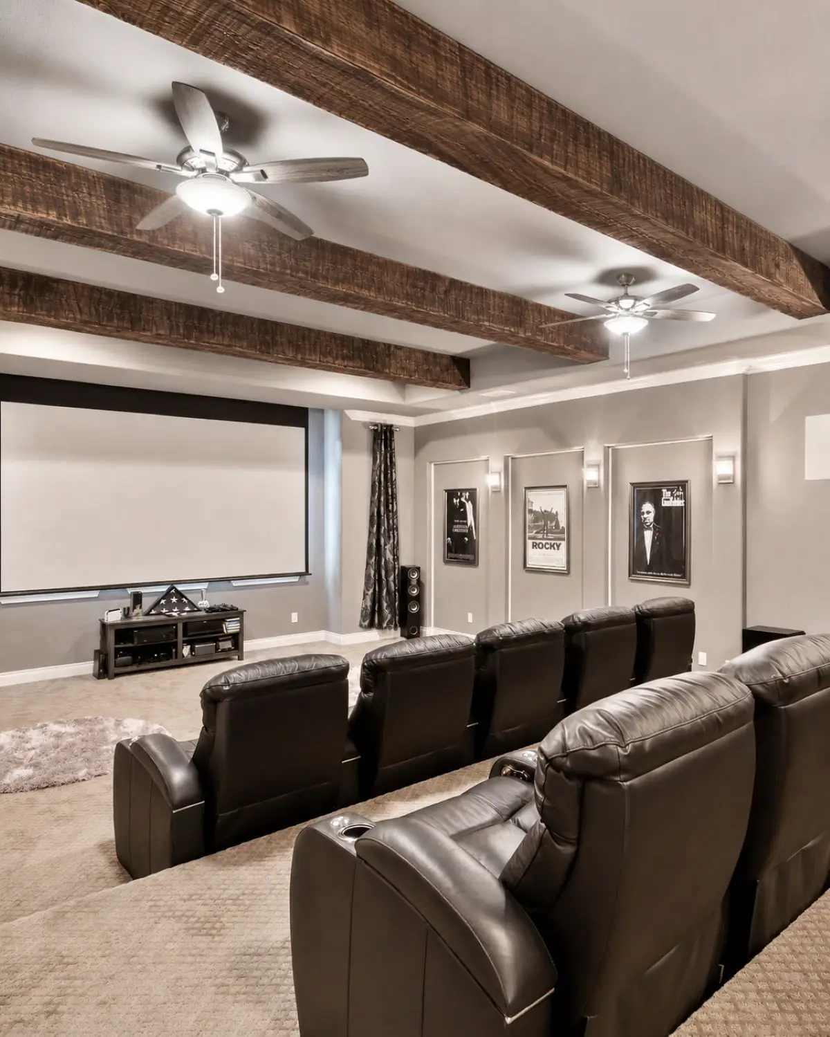 Rich Chestnut (saw marks) <br />Wood Accent Beams