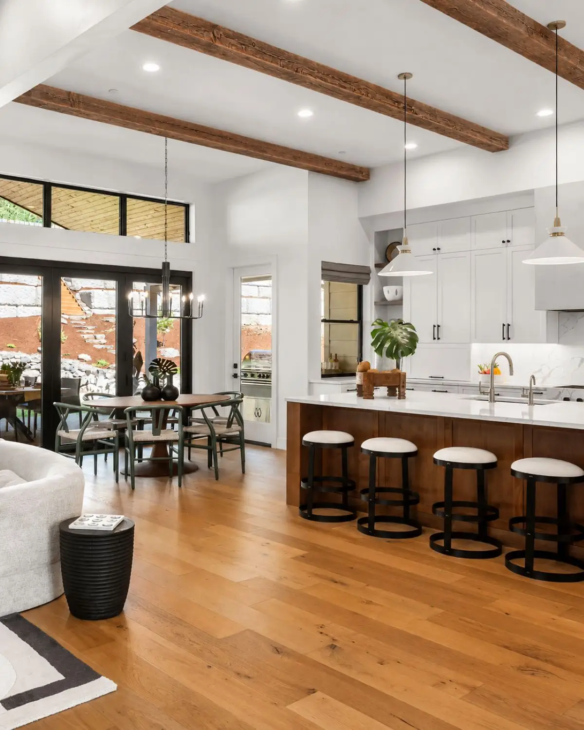 Rich Chestnut <br />Wood Accent Beams