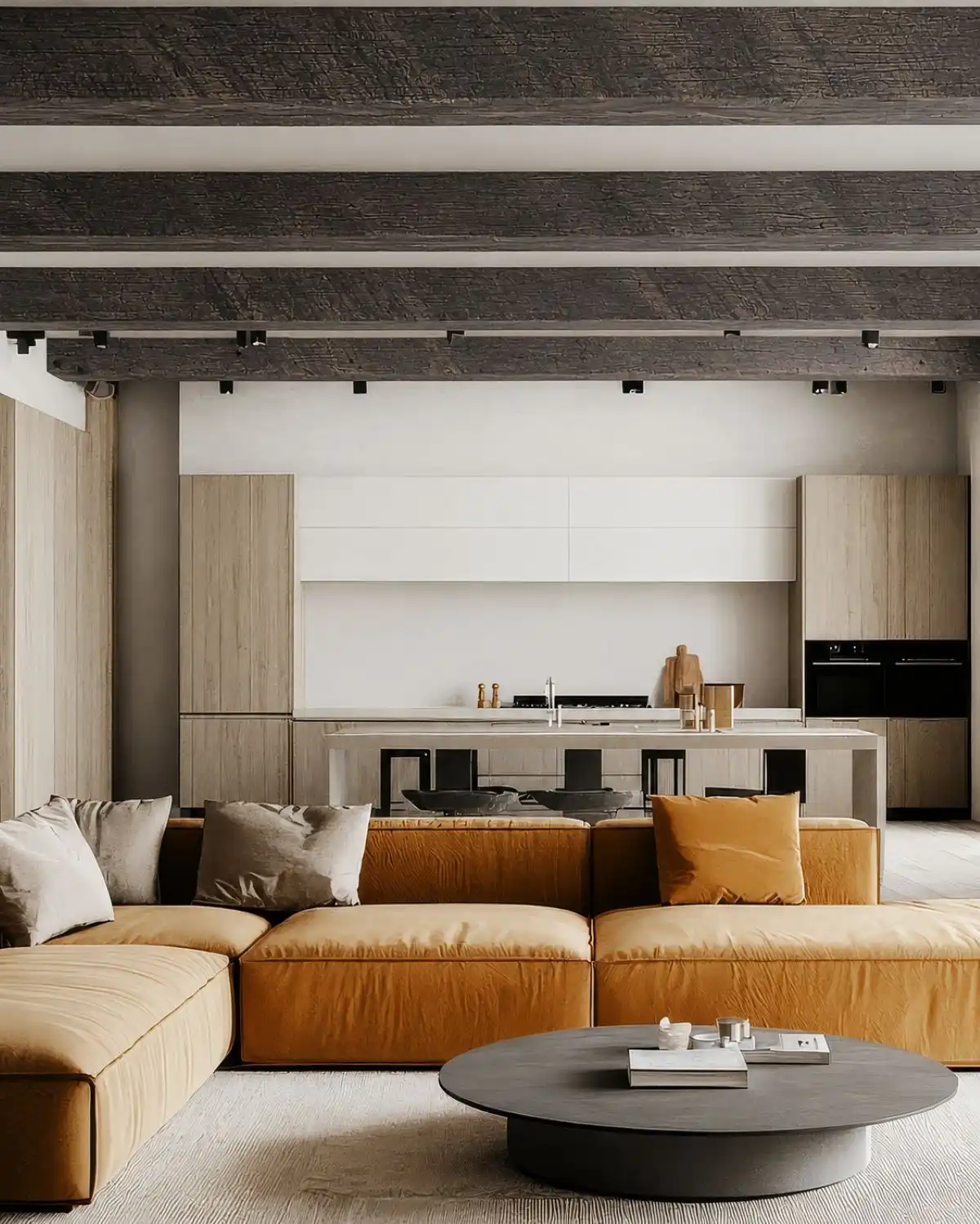 Slate Gray Pine (saw marks) <br />Wood Accent Beams